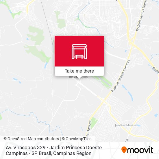Av. Viracopos 329 - Jardim Princesa Doeste Campinas - SP Brasil map