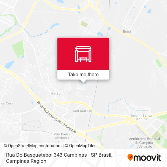 Rua Do Basquetebol 343 Campinas - SP Brasil map
