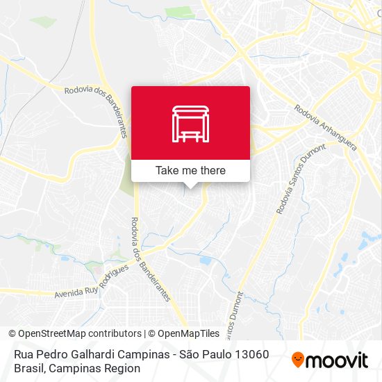 Rua Pedro Galhardi Campinas - São Paulo 13060 Brasil map