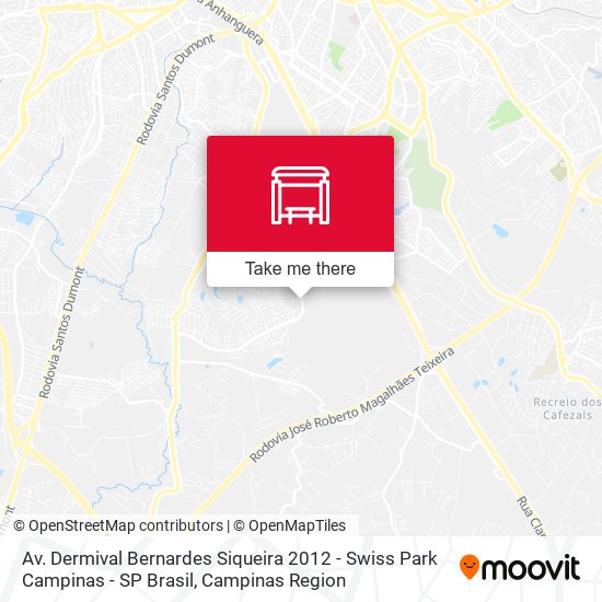 Av. Dermival Bernardes Siqueira 2012 - Swiss Park Campinas - SP Brasil map