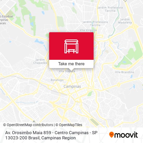 Mapa Av. Orosimbo Maia 859 - Centro Campinas - SP 13023-200 Brasil