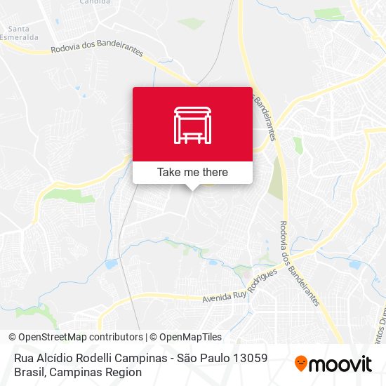 Rua Alcídio Rodelli Campinas - São Paulo 13059 Brasil map