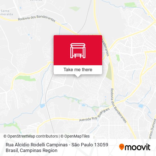 Rua Alcídio Rodelli Campinas - São Paulo 13059 Brasil map