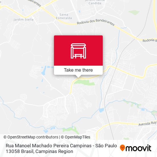 Rua Manoel Machado Pereira Campinas - São Paulo 13058 Brasil map