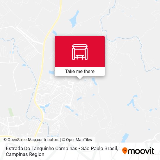 Estrada Do Tanquinho Campinas - São Paulo Brasil map