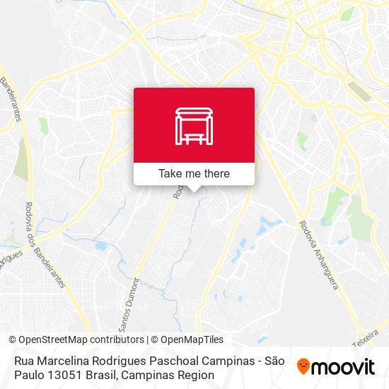 Rua Marcelina Rodrigues Paschoal Campinas - São Paulo 13051 Brasil map