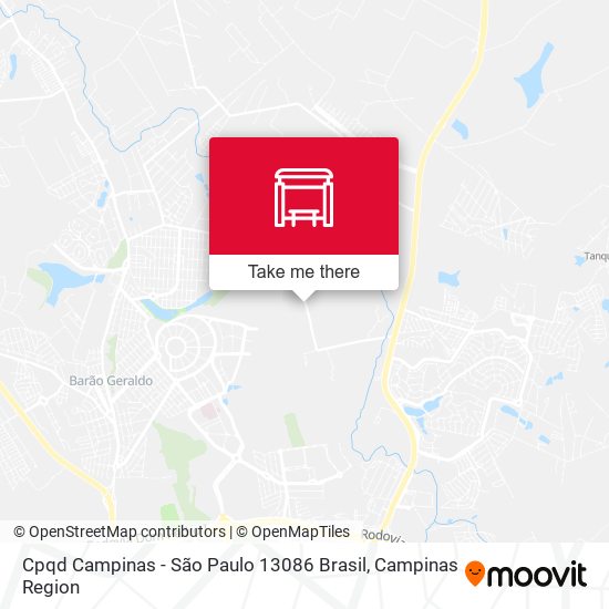 Cpqd Campinas - São Paulo 13086 Brasil map