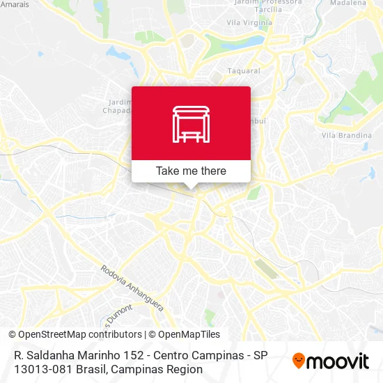 R. Saldanha Marinho 152 - Centro Campinas - SP 13013-081 Brasil map