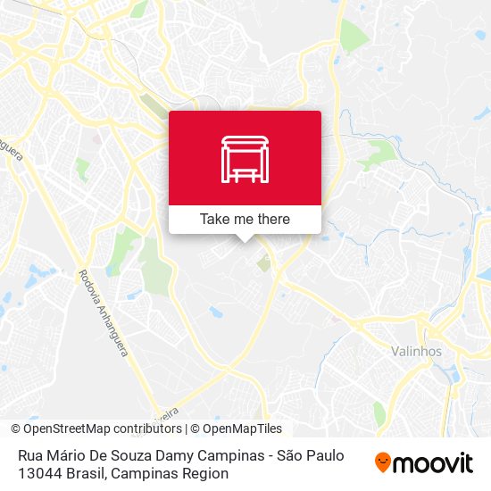 Rua Mário De Souza Damy Campinas - São Paulo 13044 Brasil map