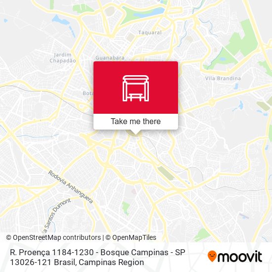 R. Proença 1184-1230 - Bosque Campinas - SP 13026-121 Brasil map
