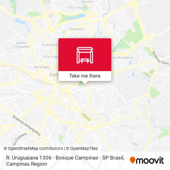 R. Uruguaiana 1306 - Bosque Campinas - SP Brasil map