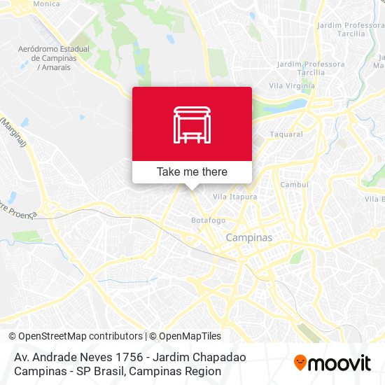 Av. Andrade Neves 1756 - Jardim Chapadao Campinas - SP Brasil map