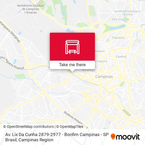 Av. Lix Da Cunha 2879-2977 - Bonfim Campinas - SP Brasil map