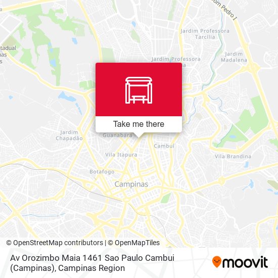 Av Orozimbo Maia 1461 Sao Paulo Cambui (Campinas) map