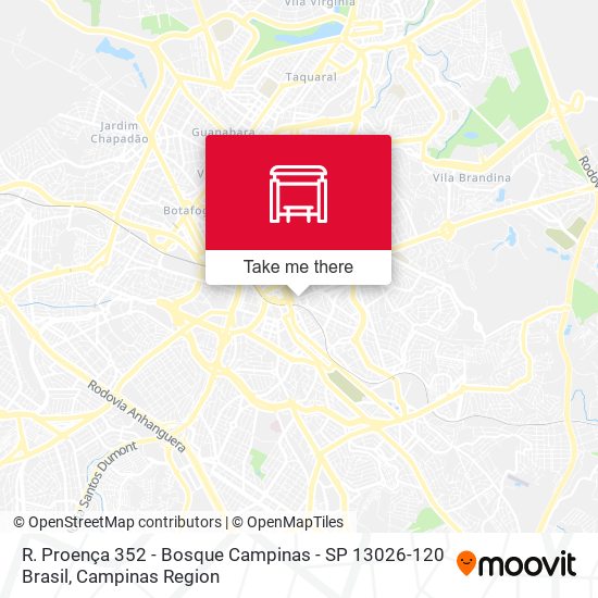 R. Proença 352 - Bosque Campinas - SP 13026-120 Brasil map