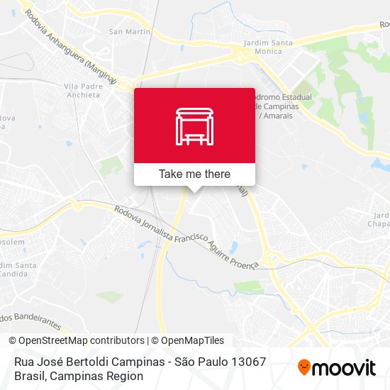 Rua José Bertoldi Campinas - São Paulo 13067 Brasil map