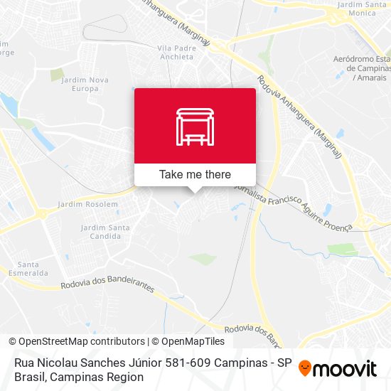 Rua Nicolau Sanches Júnior 581-609 Campinas - SP Brasil map