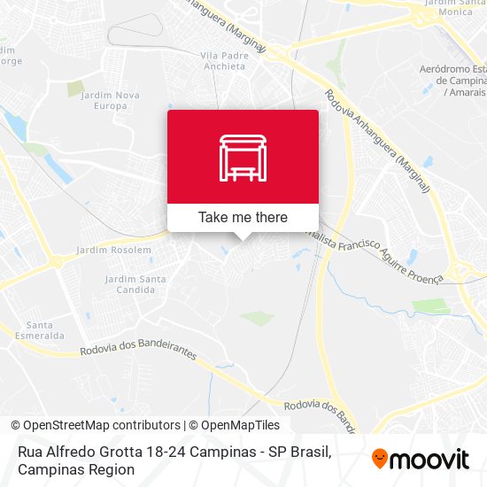 Rua Alfredo Grotta 18-24 Campinas - SP Brasil map
