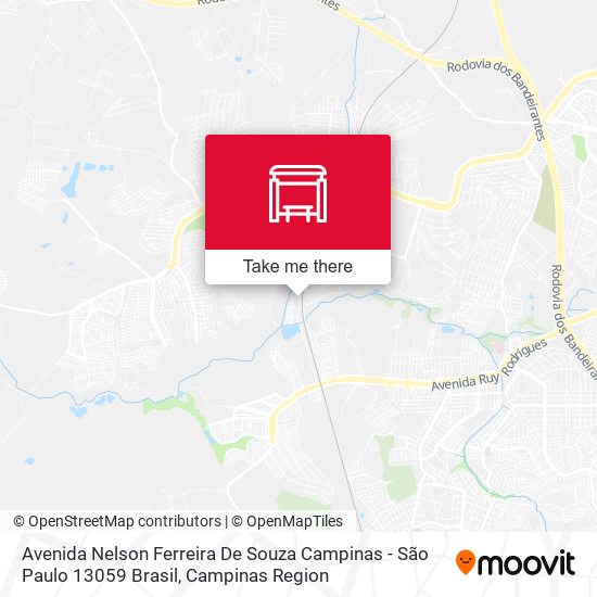 Avenida Nelson Ferreira De Souza Campinas - São Paulo 13059 Brasil map