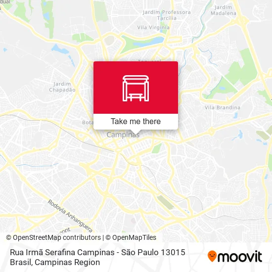 Rua Irmã Serafina Campinas - São Paulo 13015 Brasil map