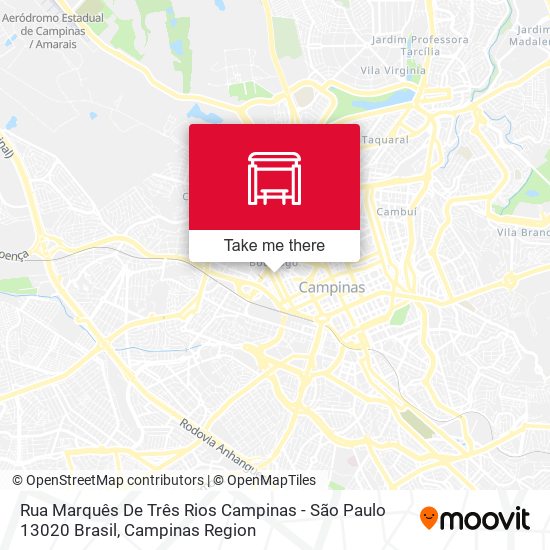 Rua Marquês De Três Rios Campinas - São Paulo 13020 Brasil map