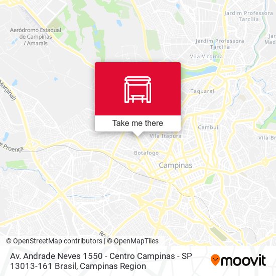 Av. Andrade Neves 1550 - Centro Campinas - SP 13013-161 Brasil map