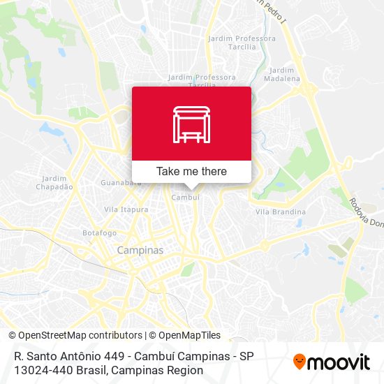 R. Santo Antônio 449 - Cambuí Campinas - SP 13024-440 Brasil map