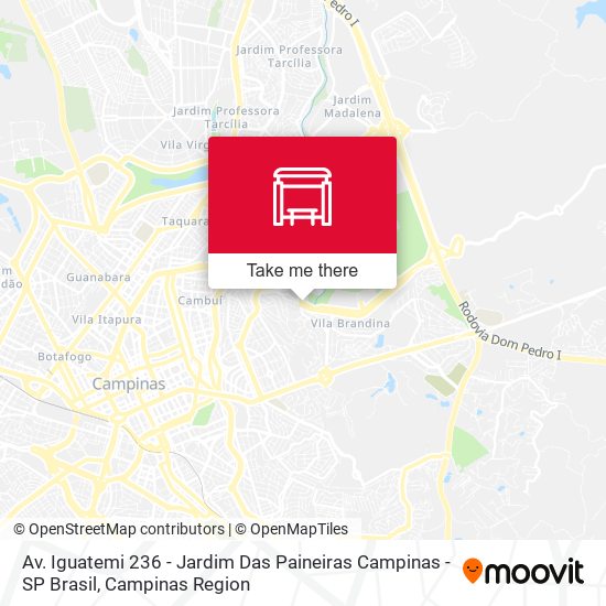 Mapa Av. Iguatemi 236 - Jardim Das Paineiras Campinas - SP Brasil