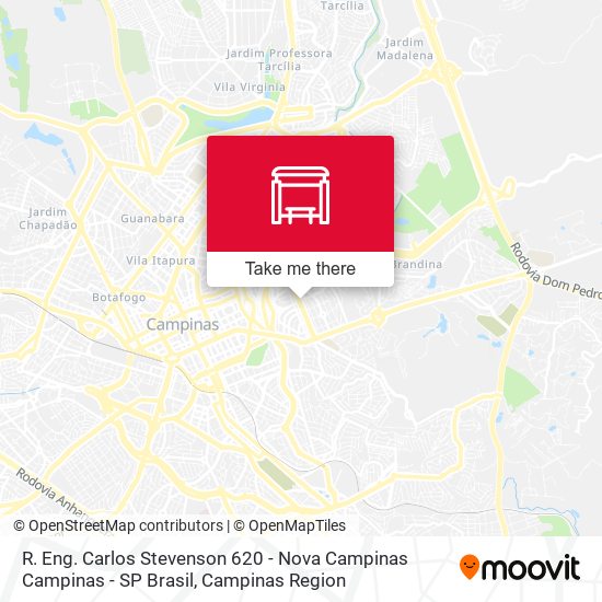 R. Eng. Carlos Stevenson 620 - Nova Campinas Campinas - SP Brasil map