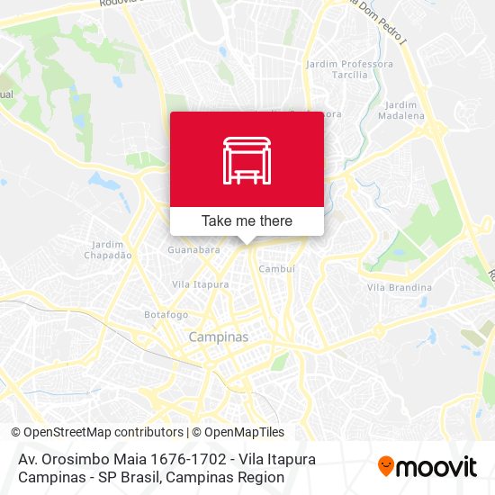 Av. Orosimbo Maia 1676-1702 - Vila Itapura Campinas - SP Brasil map