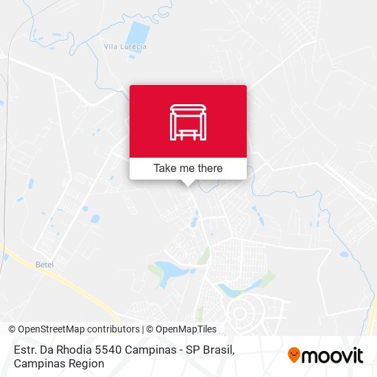 Estr. Da Rhodia 5540 Campinas - SP Brasil map