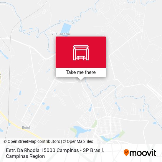 Estr. Da Rhodia 15000 Campinas - SP Brasil map
