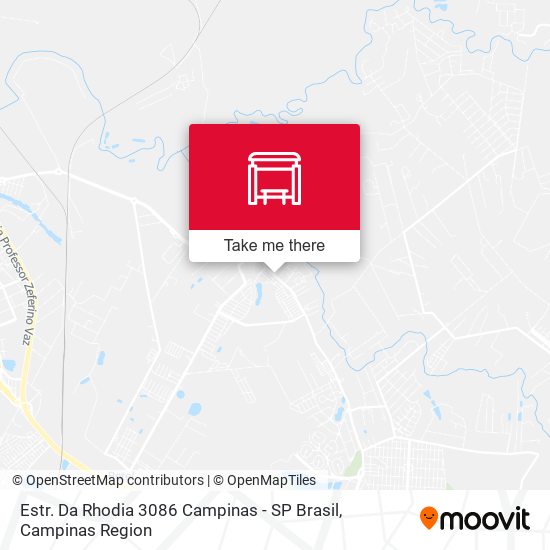 Estr. Da Rhodia 3086 Campinas - SP Brasil map