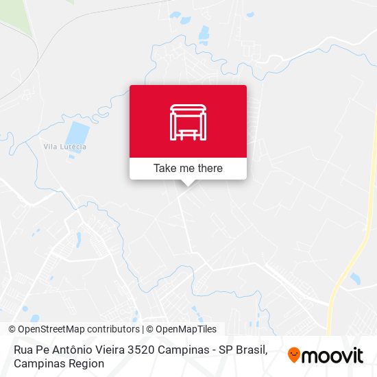 Rua Pe Antônio Vieira 3520 Campinas - SP Brasil map