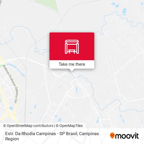 Estr. Da Rhodia Campinas - SP Brasil map