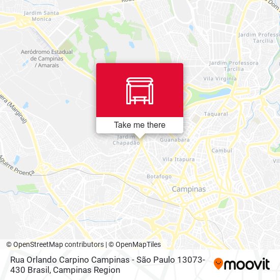 Rua Orlando Carpino Campinas - São Paulo 13073-430 Brasil map