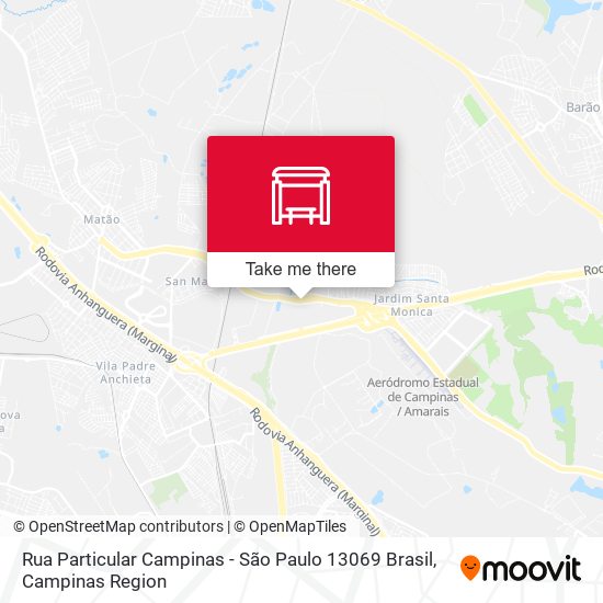Rua Particular Campinas - São Paulo 13069 Brasil map