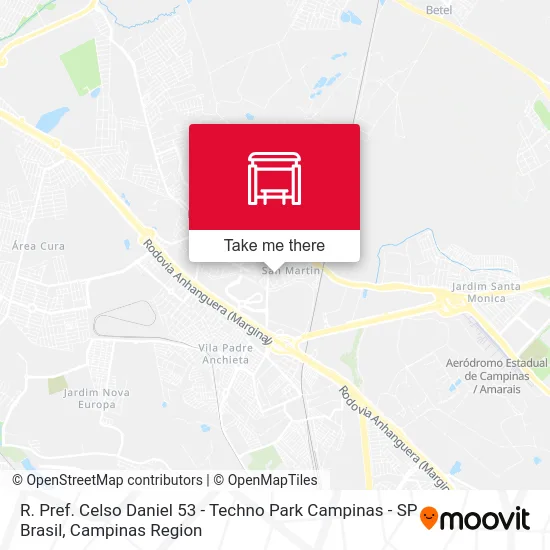 R. Pref. Celso Daniel 53 - Techno Park Campinas - SP Brasil map