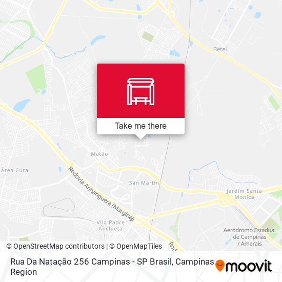 Rua Da Natação 256 Campinas - SP Brasil map