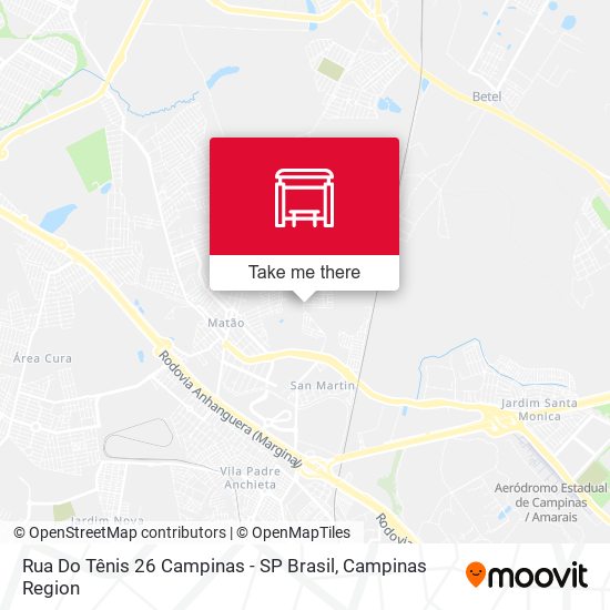 Rua Do Tênis 26 Campinas - SP Brasil map