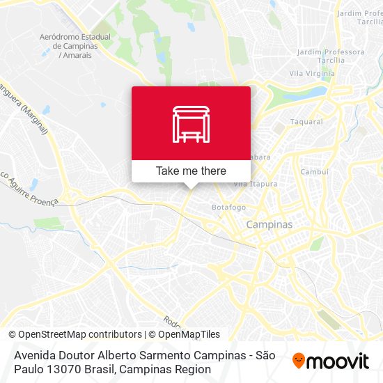 Avenida Doutor Alberto Sarmento Campinas - São Paulo 13070 Brasil map