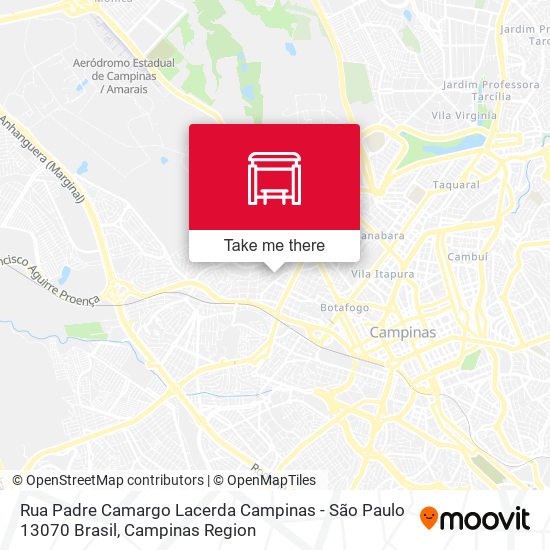 Rua Padre Camargo Lacerda Campinas - São Paulo 13070 Brasil map