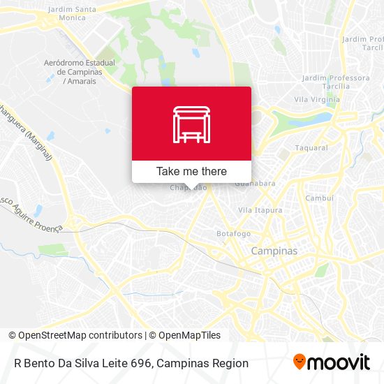 R Bento Da Silva Leite 696 map
