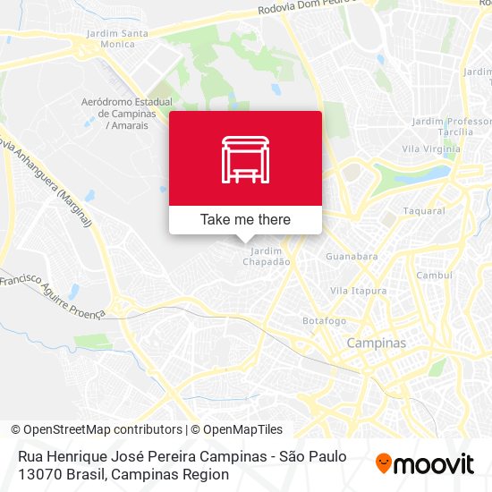 Rua Henrique José Pereira Campinas - São Paulo 13070 Brasil map