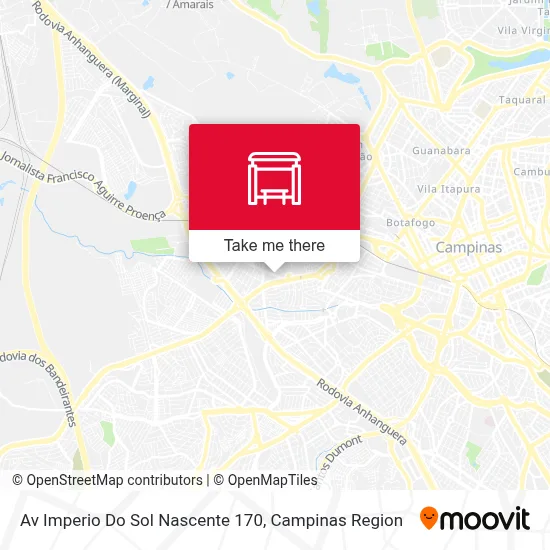 Av Imperio Do Sol Nascente 170 map