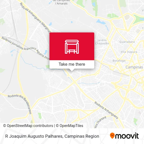 R Joaquim Augusto Palhares map