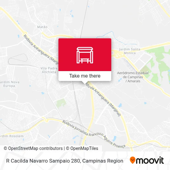 R Cacilda Navarro Sampaio 280 map