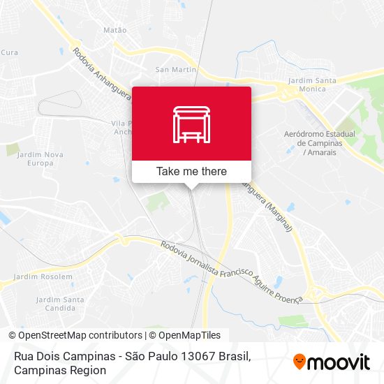 Rua Dois Campinas - São Paulo 13067 Brasil map