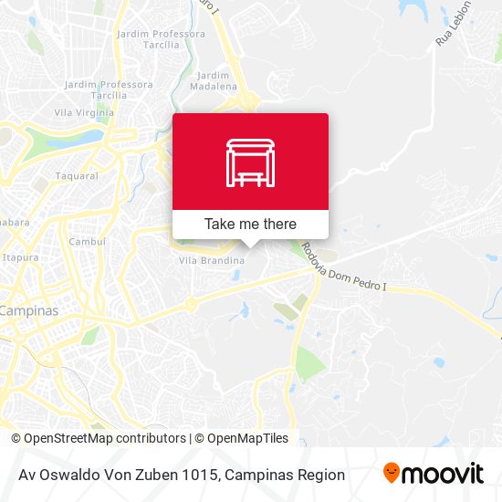 Av Oswaldo Von Zuben 1015 map