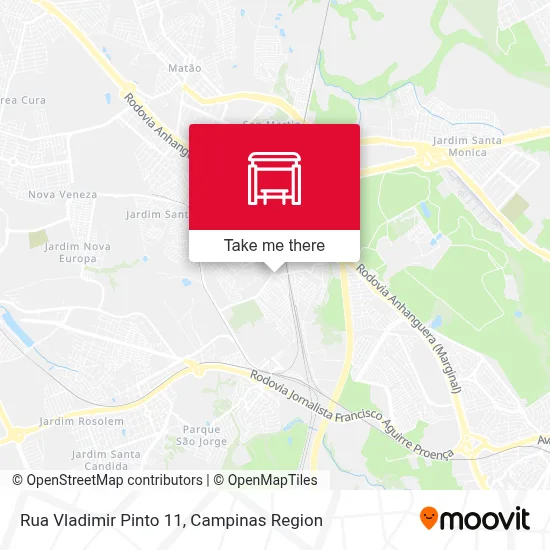 Rua Vladimir Pinto 11 map